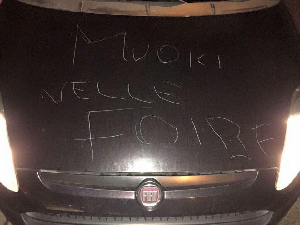 Ecco cosa succede a chi difende la libertà. <a href="/R_Delvecchio/">Ruggiero Delvecchio</a> siamo con te! #foibe