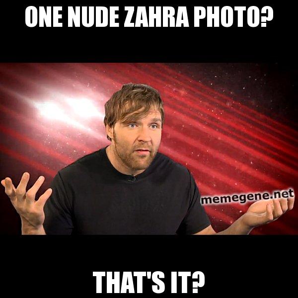 MattTechnique23's tweet photo. My thoughts exactly!! π #TittyMaster #DeanAmbrose
#WWE #SethGate #ZahraSchreiber #NXT http://t.co/7BEWGiLK9p