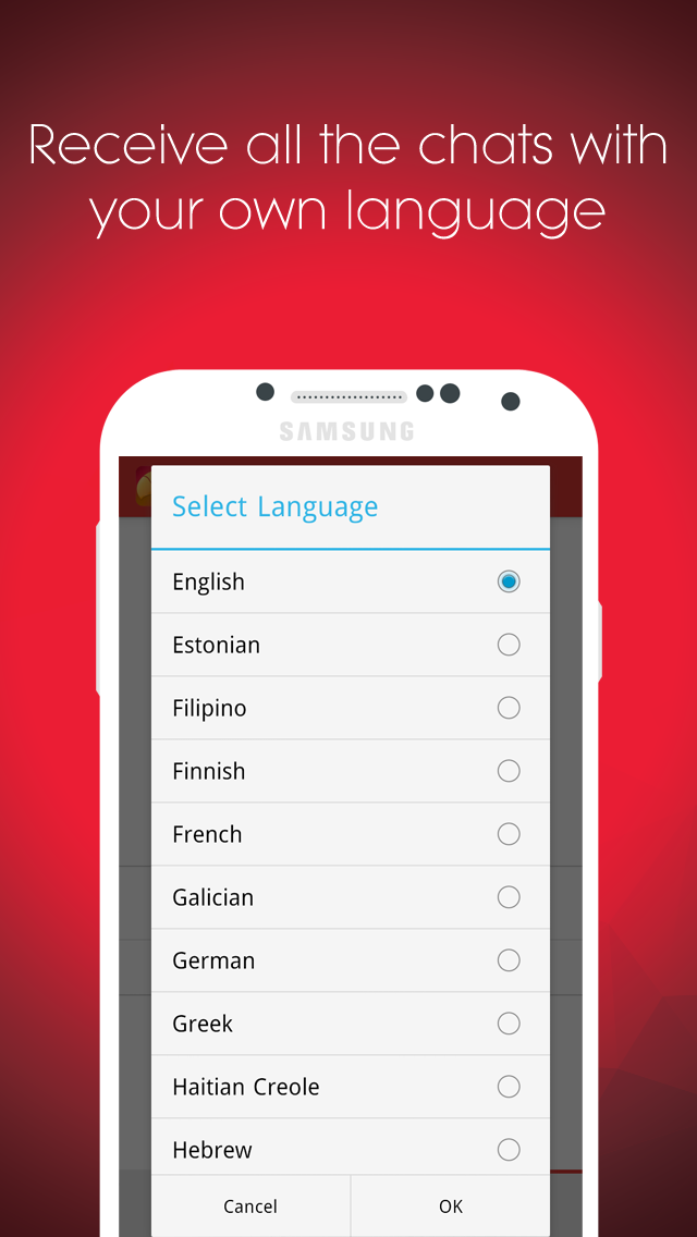 Parrot2Chat's tweet photo. Chose from more than 30 #languages to receive &amp; sent all the messages with your own language. #TalkLikeParrot http://t.co/CR1bmLdERY