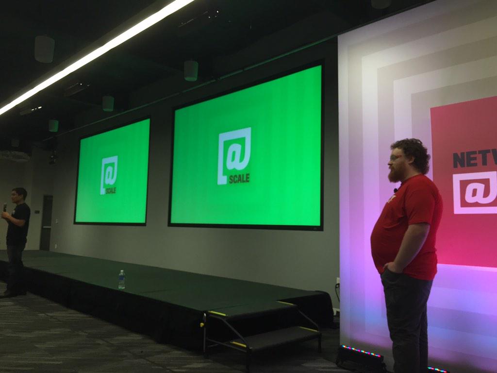 NetatScale's tweet photo. Now we'll be hearing from Arturo Bergman (@crucially ), CEO of @Fastly #NetworkingatScale http://t.co/XOX4AAWbpS