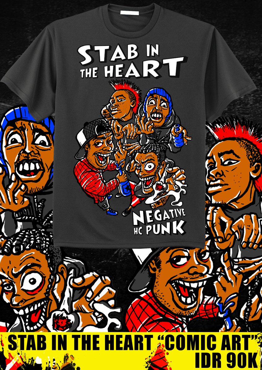 STAB IN THE HEART "COMIC - ART" 
GRAY
IDR 90K 
( LIMITED STOCK )

CP : 087855764619 ( SMS ONLY )
PIN BB : 5136D356