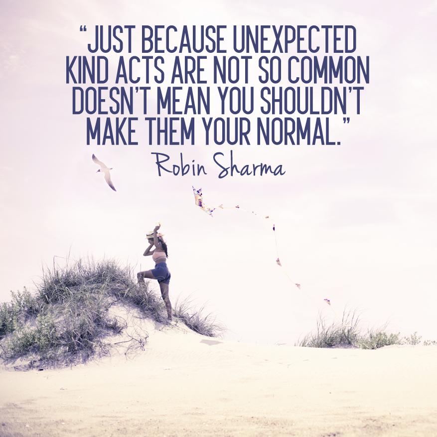 RomanJancic's tweet photo. Just because unexpected kind acts are not so common doesn't mean you shouldn't make them your normal
@_robin_sharma
https://t.co/CKtPl7jX5W