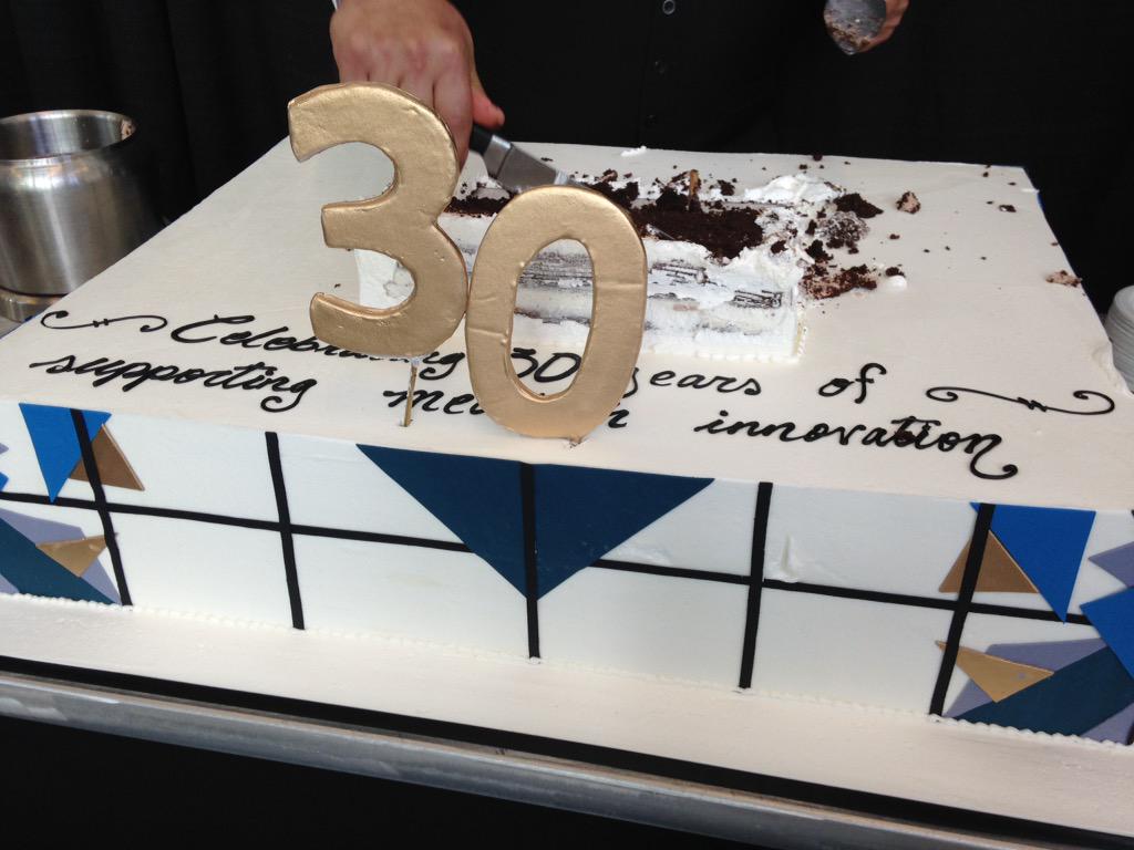 UBMKateD's tweet photo. Enjoy some cake to celebrate 30th anniversary of MD&amp;M! #UBMwest http://t.co/W4aTRlXE2s
