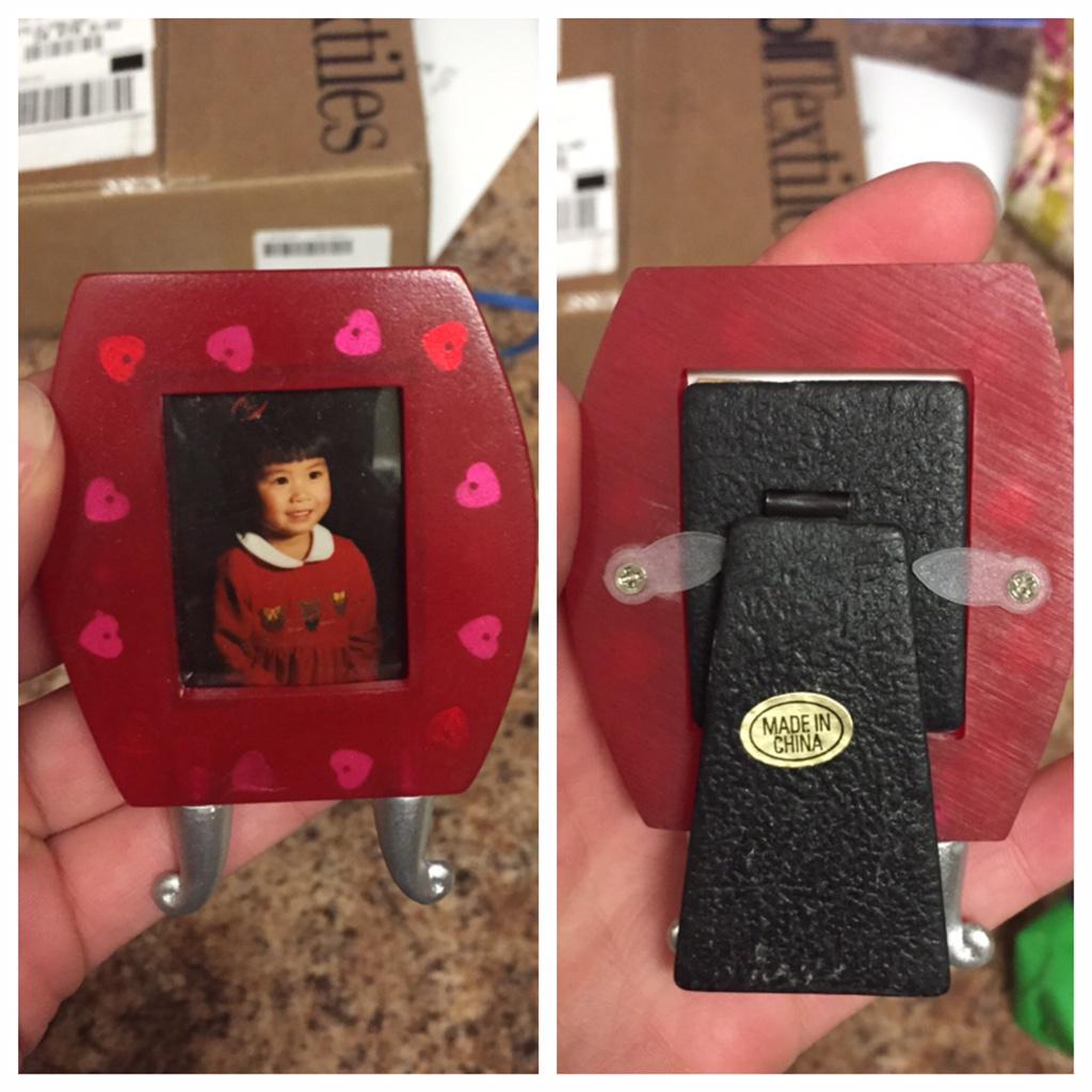 lewproblems's tweet photo. Parents send me a baby picture of myself in a frame that was "made in China." #lewproblems http://t.co/sjGyla7oyC