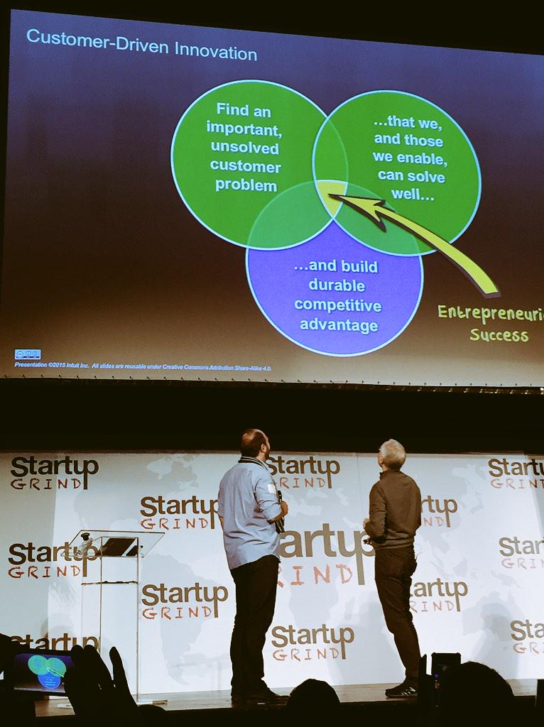 VJnotes's tweet image. Entrepreneurs getting 1:1 coaching from ScottCook! #design4delight @StartupGrind @Intuit