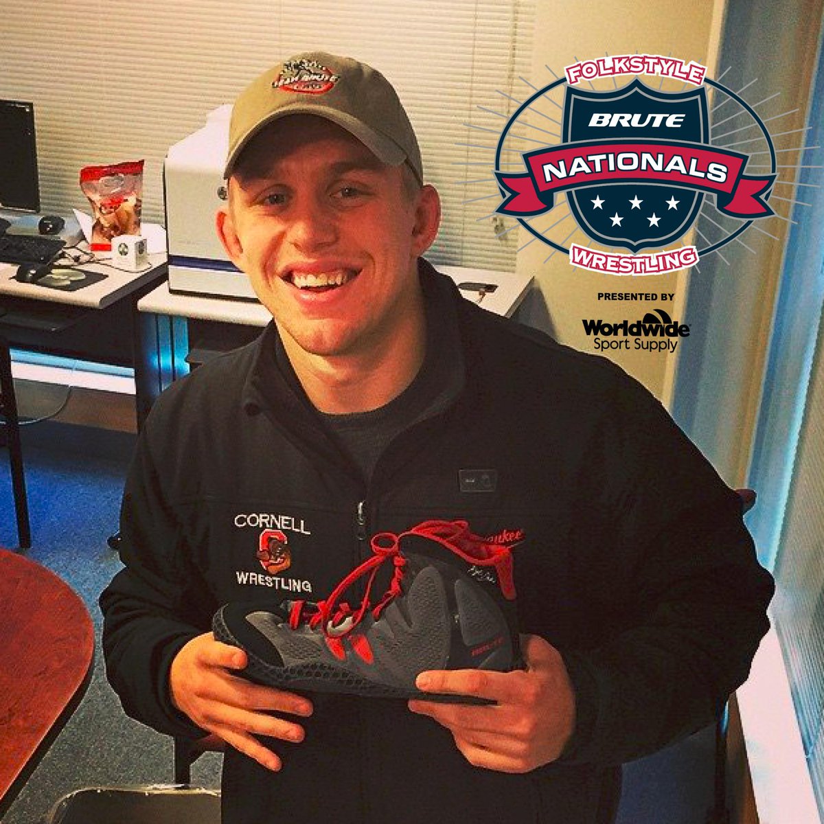 We are STOKED to have <a href="/kyledake444/">Kyle Dake</a> at #BruteNationals!! Those of you that guessed were right! #kd4 #whatwinnerswear