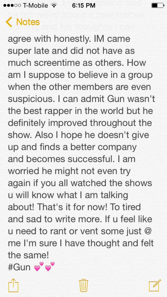 SGunhee's tweet photo. My peace @officialNOMERCY @STARSHIPent #ForeverwithGUN #AlwaysWithGun http://t.co/5L72V3h0pq