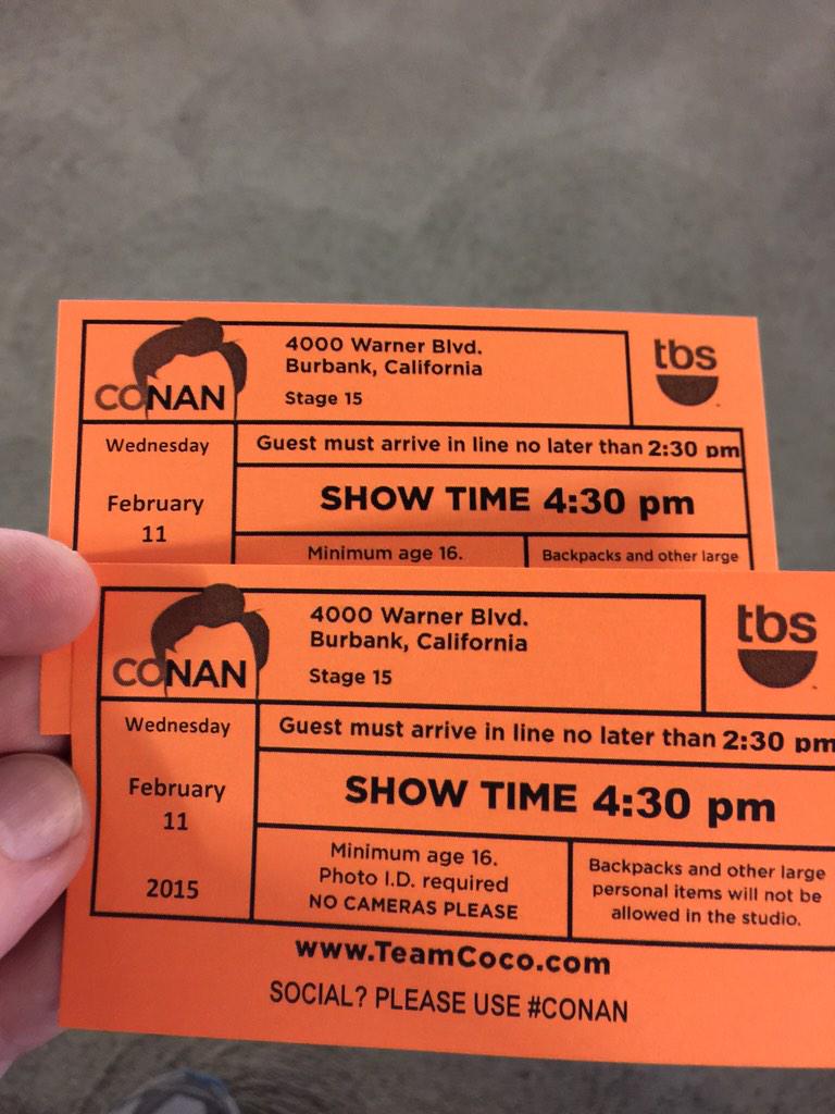 jondwright's tweet image. So this is what Hollywood is like. #Conan