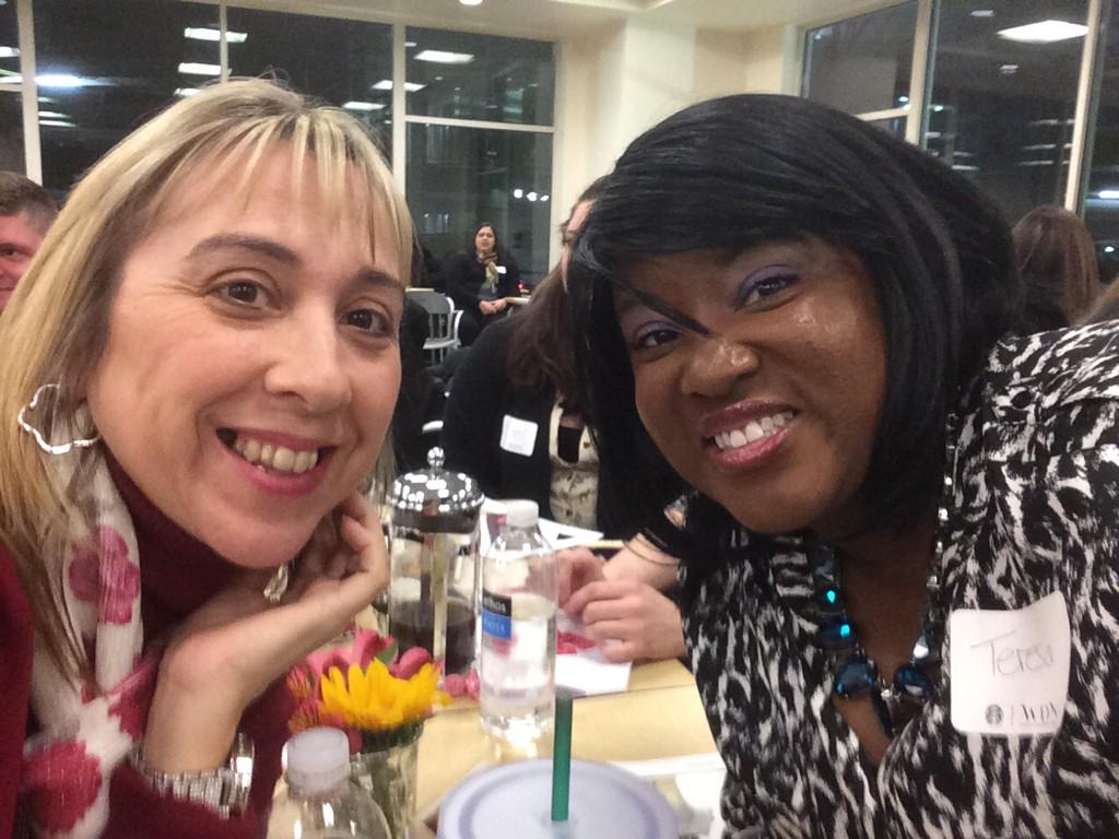 Me &amp; Teresa from Brockton at the WDN event!