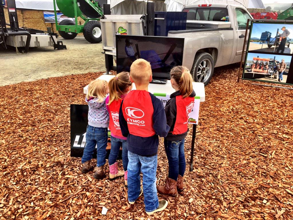 Not old enough to drive, but they still want a LiftGator. #WAE15 #WorldAgExpo #WAEMedia @World_Ag_Expo