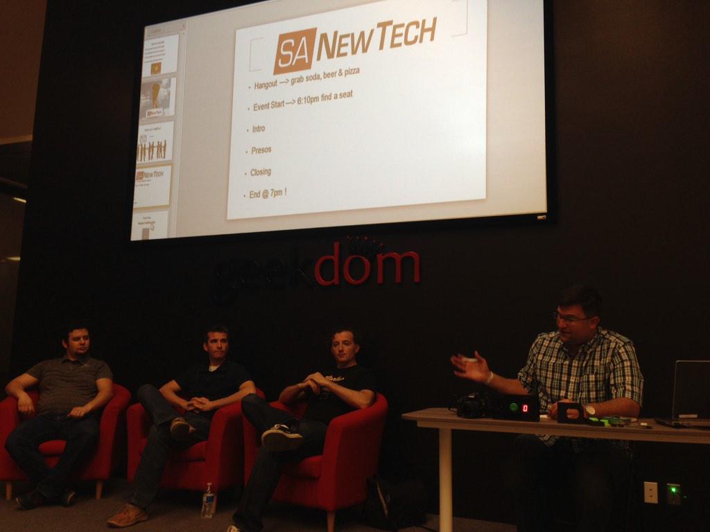 lalorek's tweet photo. At @sanewtech in the new @Geekdom events center http://t.co/8gvqztSKB0