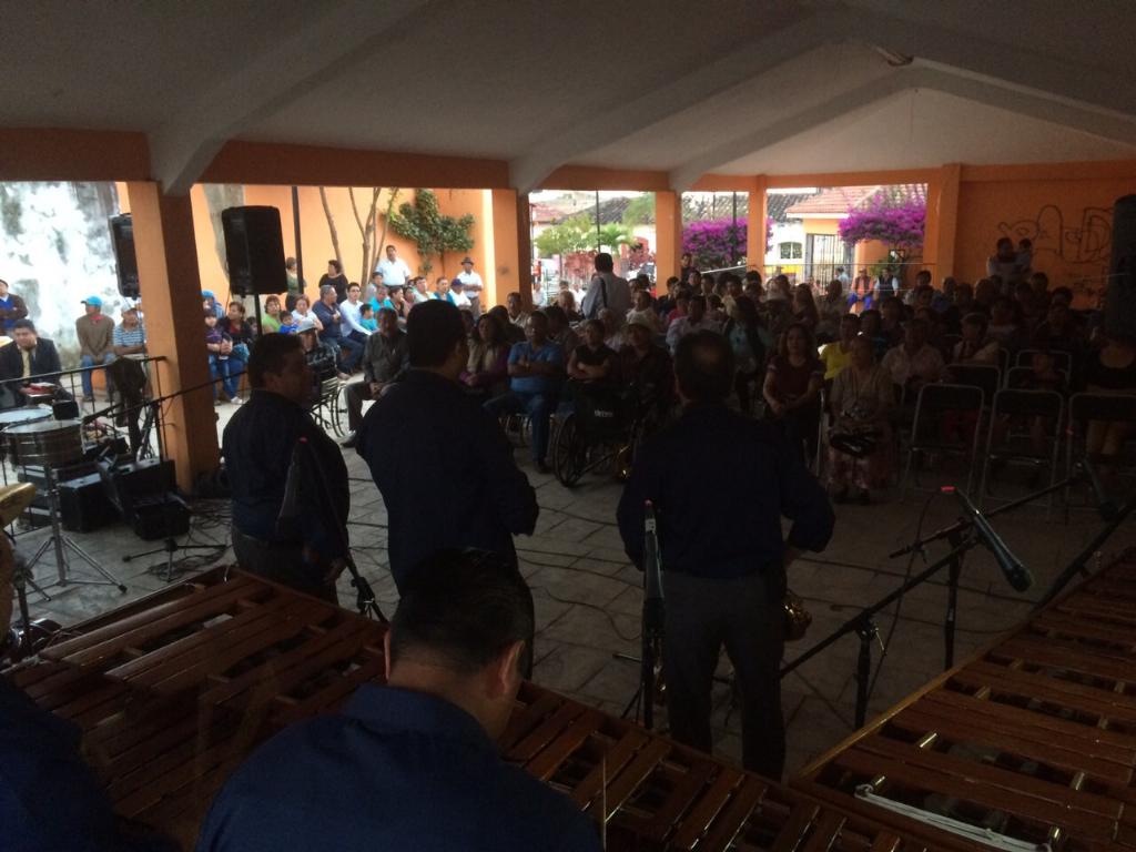 El encuentro de marimbas fue todo un éxito. Hoy cerramos con el doble de asistencia!