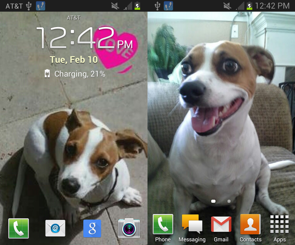 pameladyer's tweet image. Lock screen &amp;amp; home screen on my #AndroidGalaxy is all about Hondo.
I'm calling it the Phondo
#MrPrincessBrandedPhone