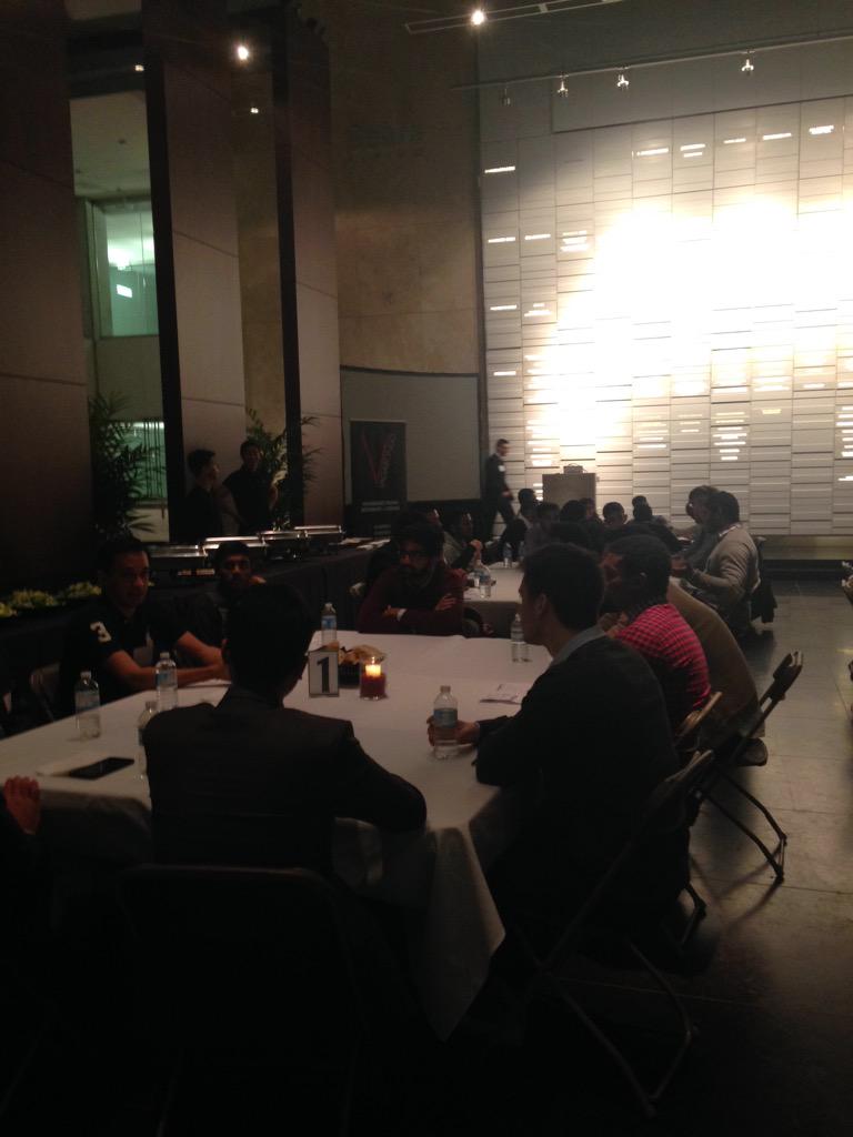 Second annual industry night happening now. #IndustryProfessionals