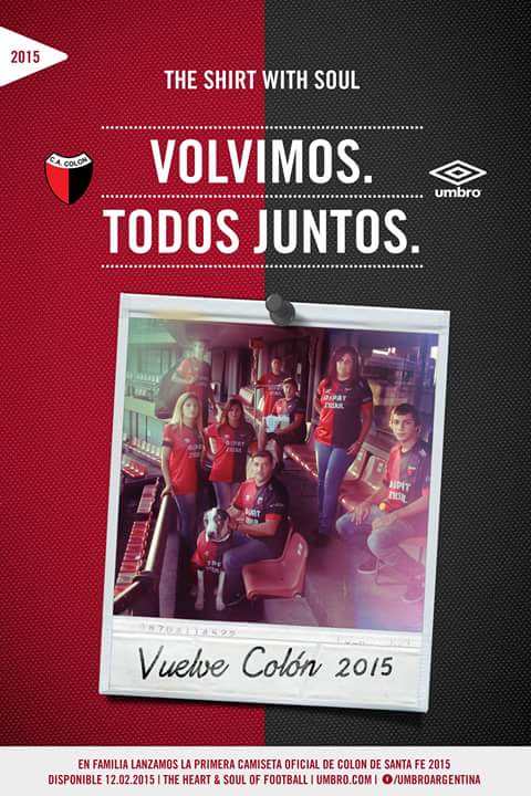 MaarceRamos's tweet photo. VOLVIMOS TODOS JUNTOS #PresentacionOficial #Camiseta #COLON2015 #Umbro http://t.co/HY8CSOJv1h