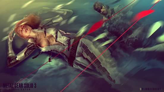 MGSSeries's tweet image. We all remember this unique battle against Snake's old mentor , The Boss. Eliant Elias pays tribute to this scene .