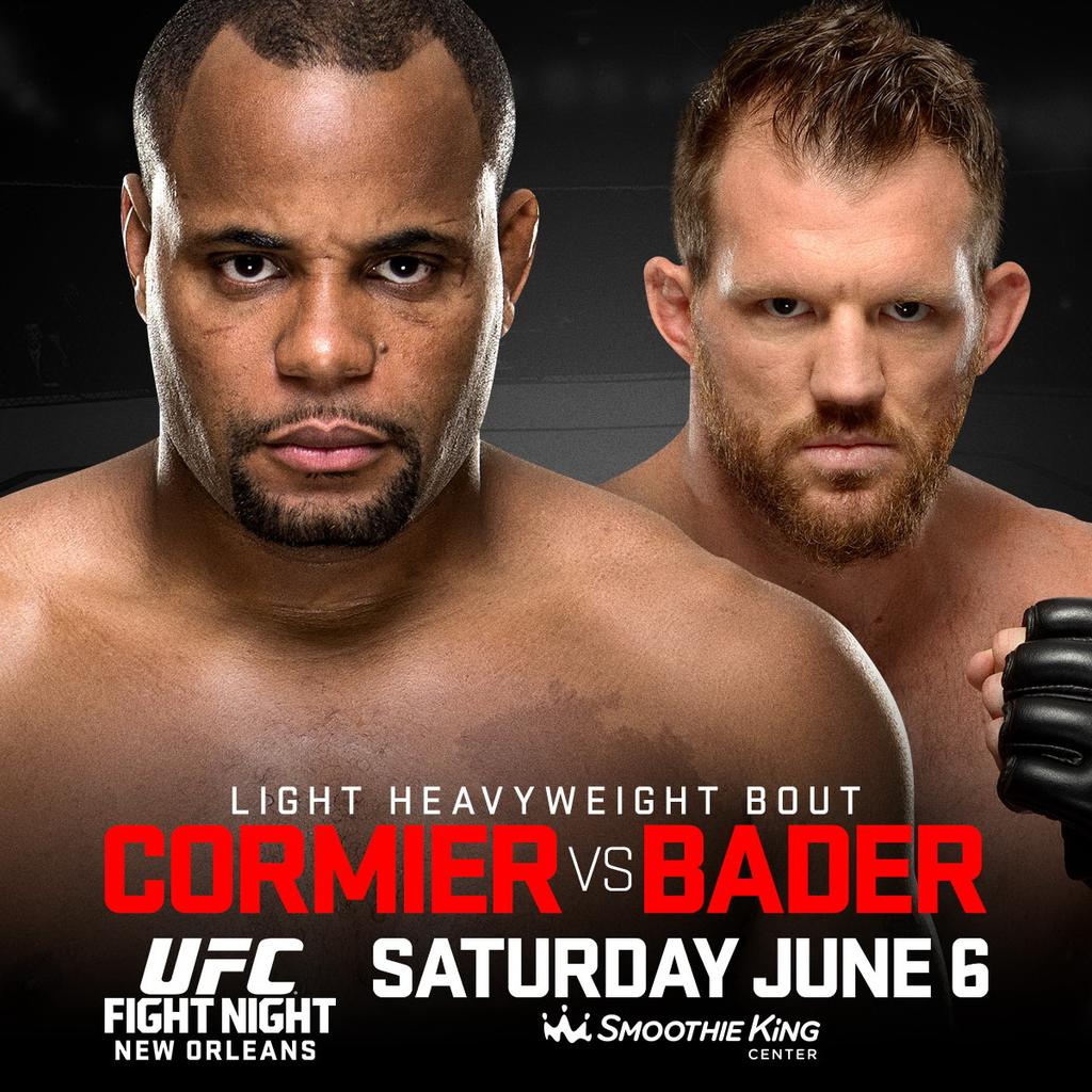 dc_mma's tweet photo. Hey @Saints I'm coming home. See you all there. @ufc #ufcnola http://t.co/02uQxuk5rG
