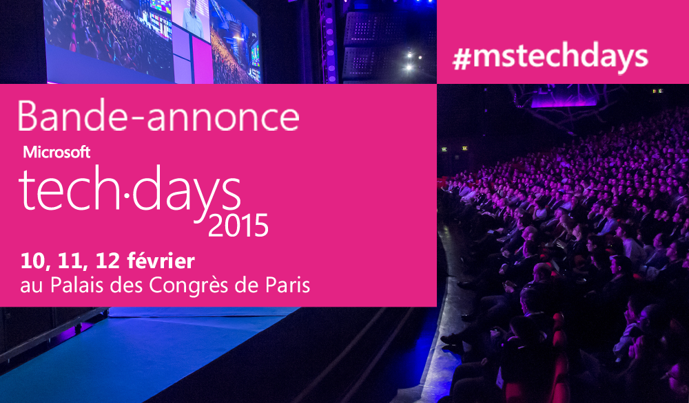 Jim42born2code's tweet image. #mstechdays J3: En route pour cette derniere journee de folles aventures!