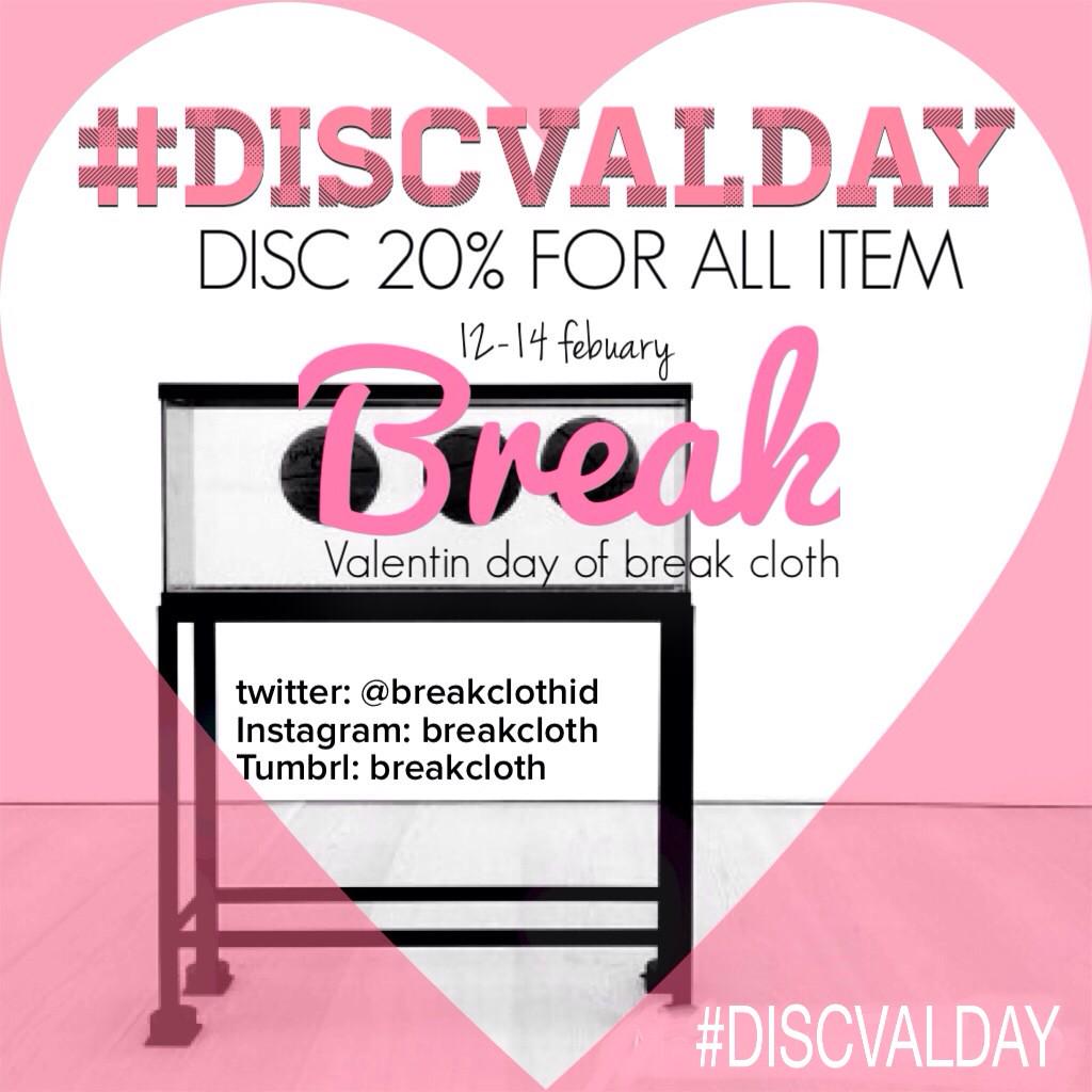 good morning !! #discvalday in from now guys !! order now only 2 days 💞💘