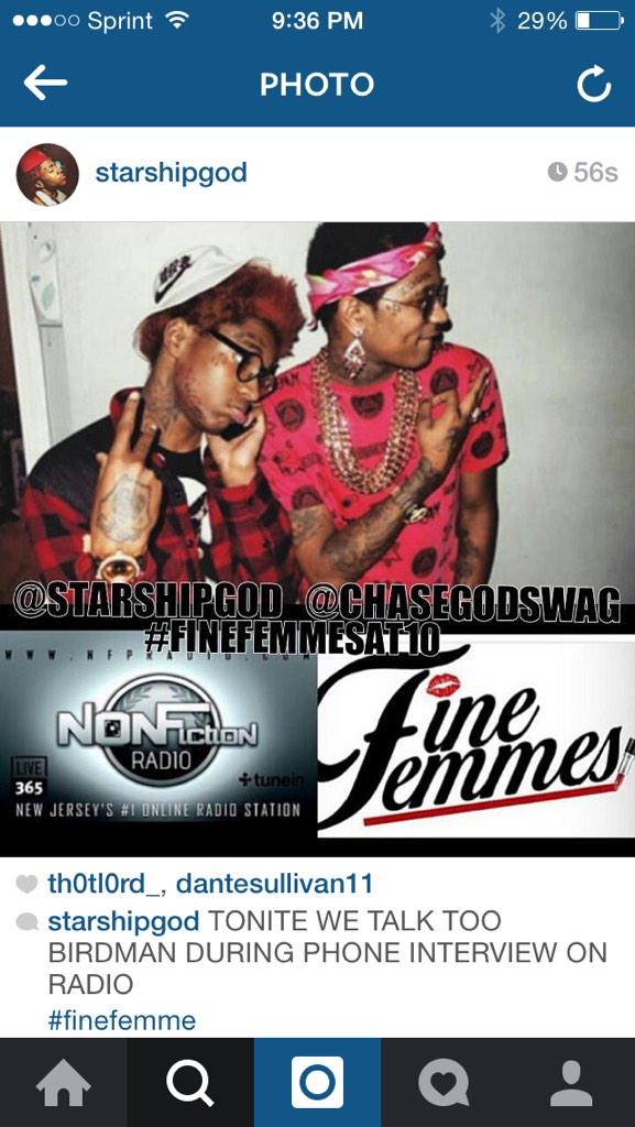 prettyjanee___'s tweet photo. Tune into the #finefemmesat10! download the #live365 app & search #nonfictionradio ! #starshipgod #birdman http://t.co/JfQlKFyXtB