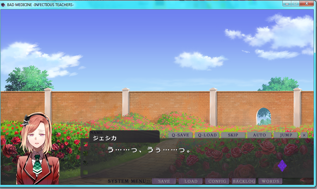 tsukinamishin's tweet image. crying Hina ;___; #hellschool