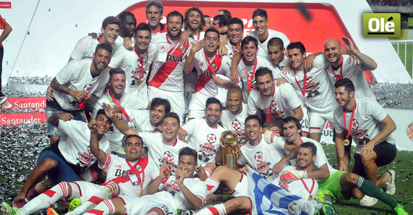El Millo ganó por primera vez la #Recopa. Mirá lo mejor de San Lorenzo 0 - River 1▶ bit.ly/1Djn1BO