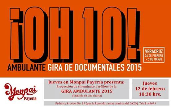 AmbulanteVer's tweet photo. ¡Mañana hay mucho @Ambulante en #Xalapa! 
Estaremos en @voz_uv y #Monpai payería. http://t.co/7qgvF1DQEa