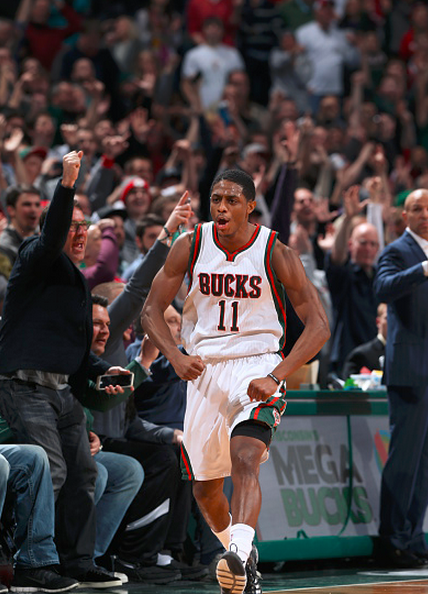 ESPNNBA's tweet photo. Stat of the night: Bucks are 1st team in NBA history to double previous season's win total before All Star break. http://t.co/pcLhJjMkpL