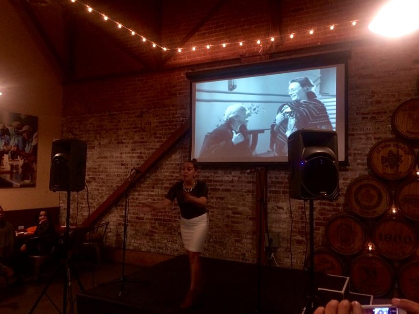 youthspeaks's tweet photo. Our very own @shannonmatesky opening the mic up with a powerful piece inspired by movements like these #BNVC http://t.co/cUqjxV7ukn