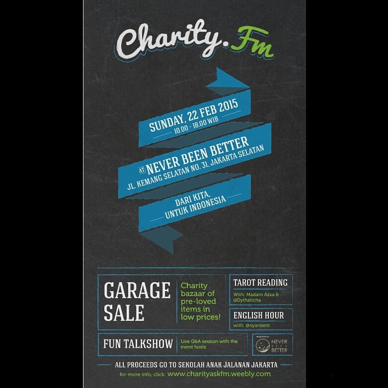 D-7 to Charity.fm! A special colaboration between ask.fm users and <a href="/nevbeenbetter/">Never Been Better</a> to help our less fortunate friends