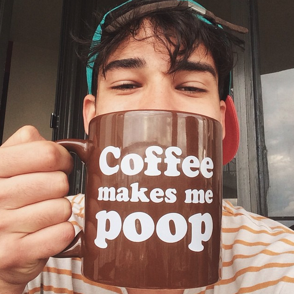 “<a href="/savmontano9/">Sav</a>: my baby is a cutie💩💗 ” I don't even like coffee 😂