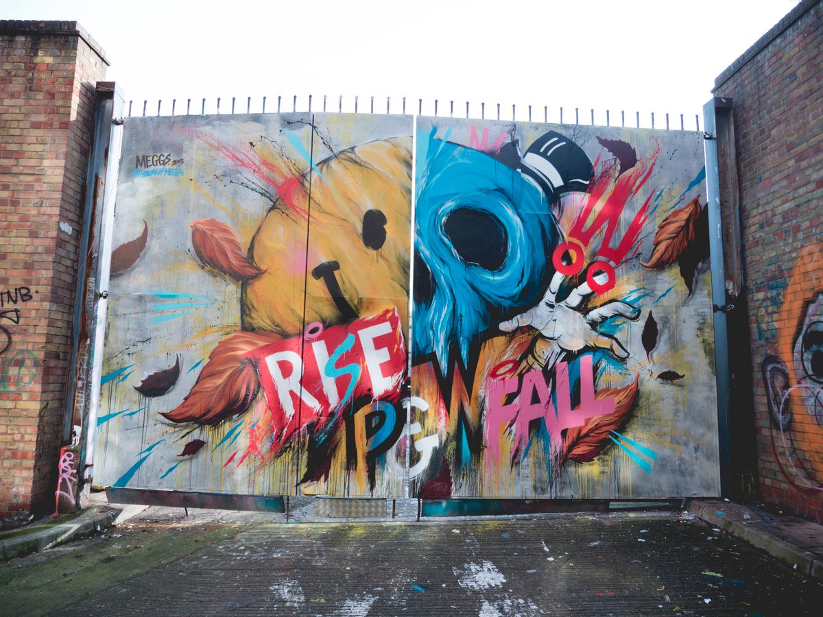 New contributor @SprayingBricks with <a href="/Houseofmeggs/">MEGGS</a> for 'Rise and Fall' at <a href="/StolenSpaceLDN/">StolenSpace Gallery</a>  theblackchip.com/blog/2015/2/11…