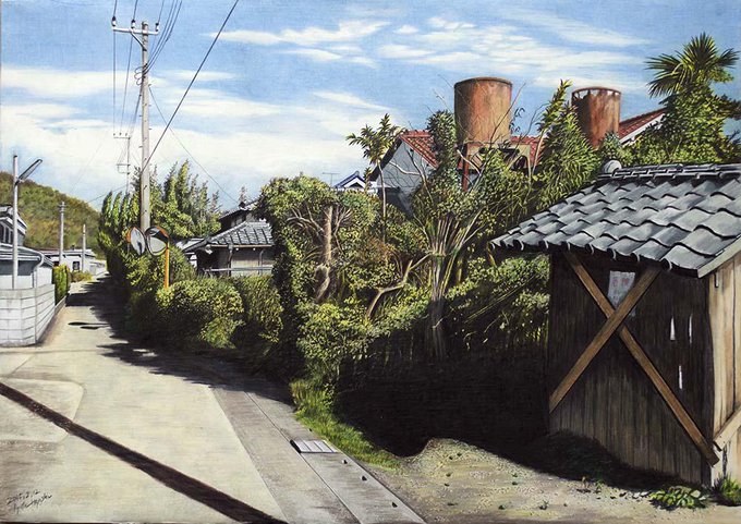 色鉛筆でこれだけ描けるのか リアルすぎる風景画から空気感すら伝わってくる ハフポスト News