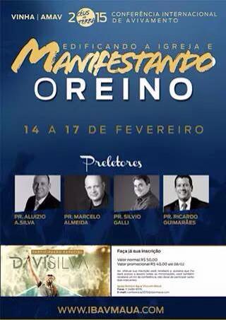 Limaever's tweet image. Está chegando a conferencia será céus na terra
@prmarcelovinha @Aluizioasilva @SilvioGalli @PRRICARDOGG @PrSobogo