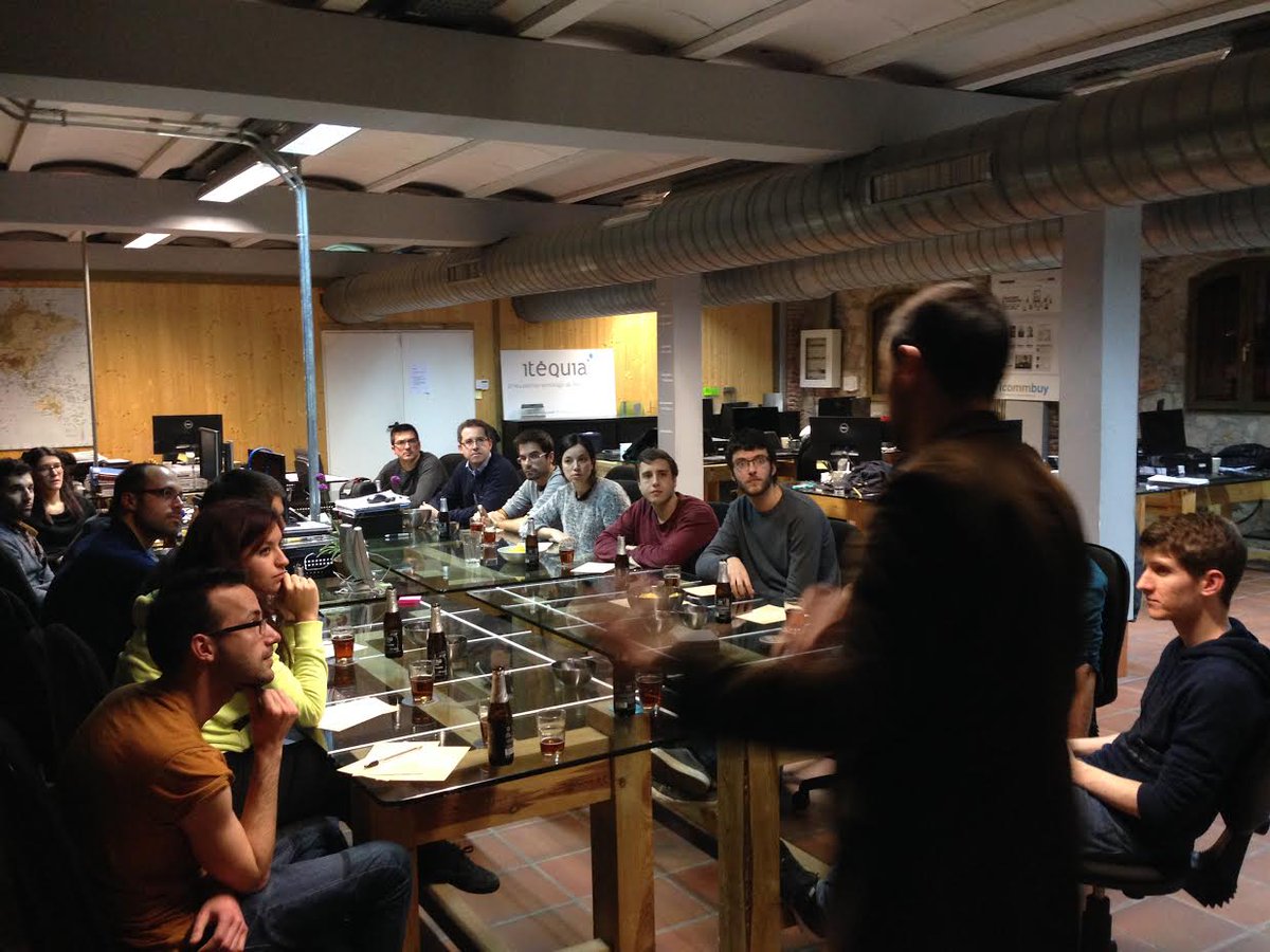 WorkandBeer's tweet photo. La setmana passada vam fer un tast molt divertit a @Itequia.
Moltes gràcies per la vostra participació! http://t.co/1NDJ11VtTO