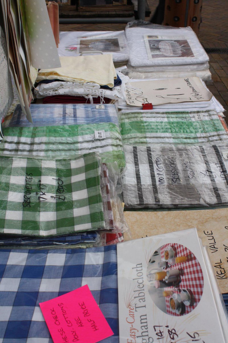 AltyMarkets's tweet photo. Looking for varied stocks, look for Michaels traditional linen &amp; cotton table cloths, runners 
Altrincham Mkt #AltyRt http://t.co/dnX5dkTMMg