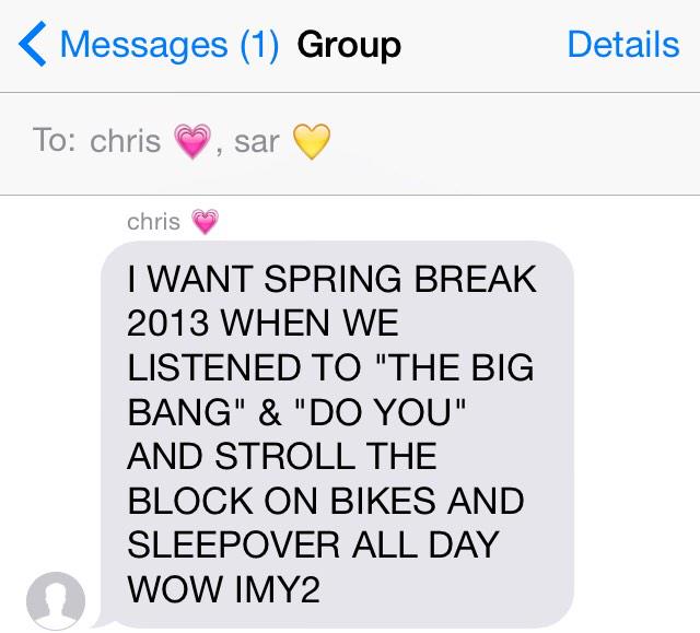 missing the best days, when life was simple...