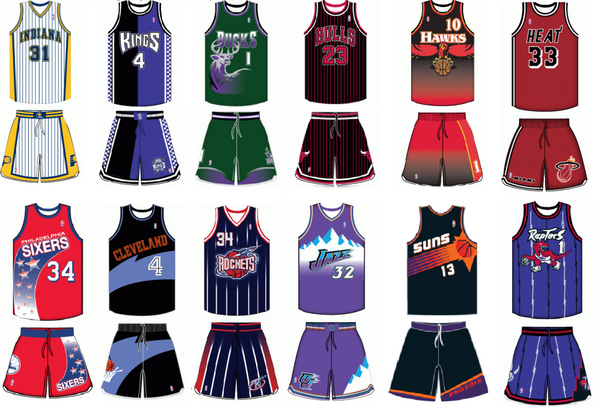 Cavs Nation on X: Every NBA's Best Throwback Jersey    / X