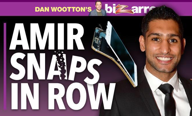 danwootton's tweet photo. Some pretty, well, bizarre details of Amir Khan's marriage in Bizarre today: http://t.co/d7ZYkVXraN http://t.co/gguIh6oOwp