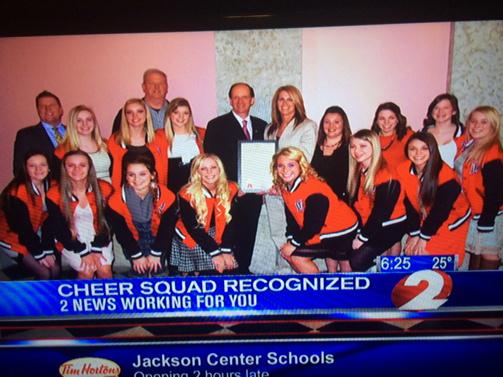 Congrats to the KR cheer squad!