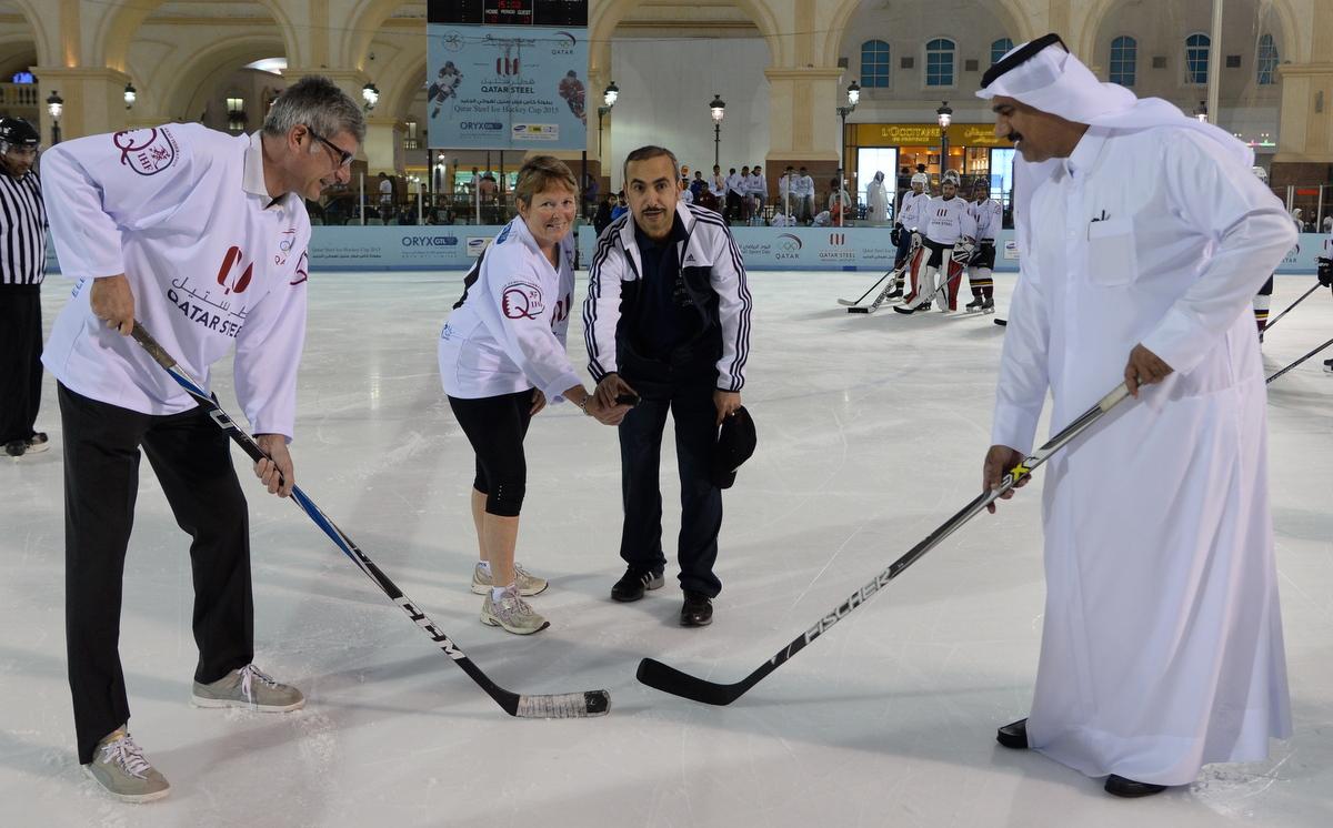 Qatar_WSC's tweet photo. Qatar Steel Ice Hockey Tournament 2015! http://t.co/I6Asr1S1XB