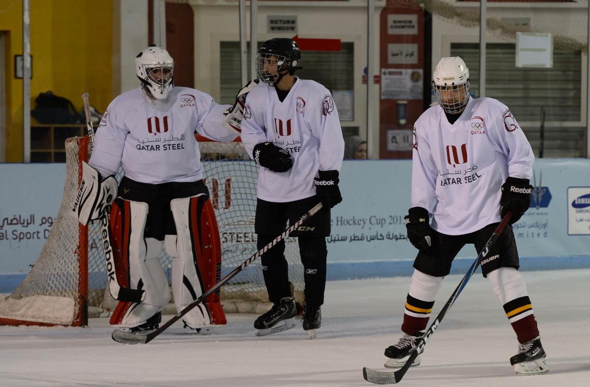 Qatar_WSC's tweet photo. Qatar Steel Ice Hockey Tournament 2015! http://t.co/I6Asr1S1XB