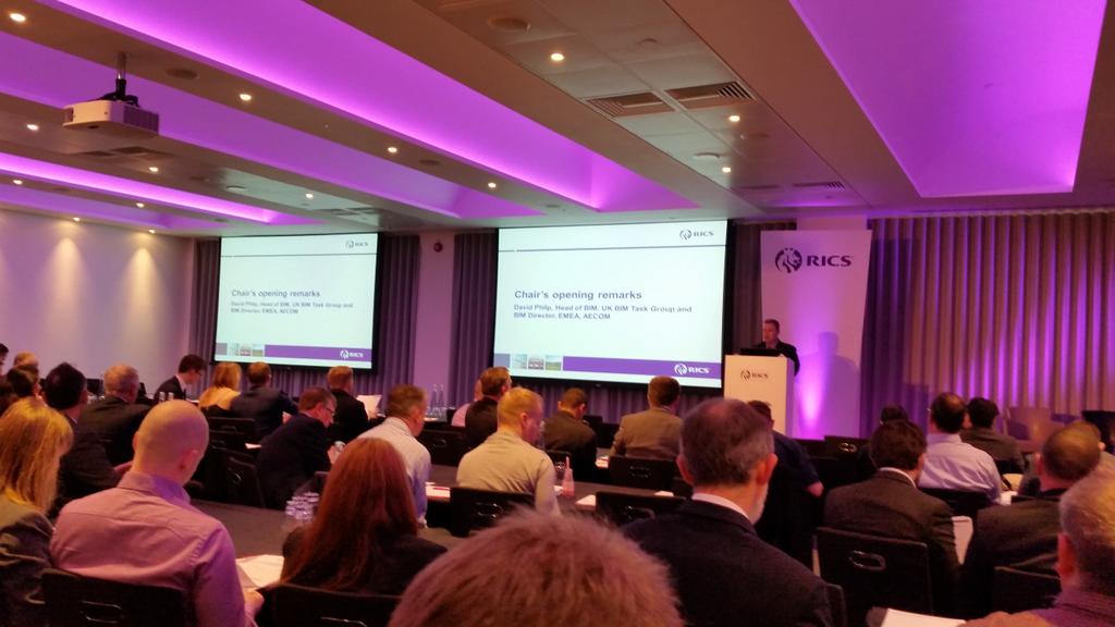 Steve_JonesUK's tweet photo. @ThePhilpster kicking off #ricsbim with a packed room #nomitech and @mobilemapping presenting later.
. http://t.co/VCgVKK1yKj