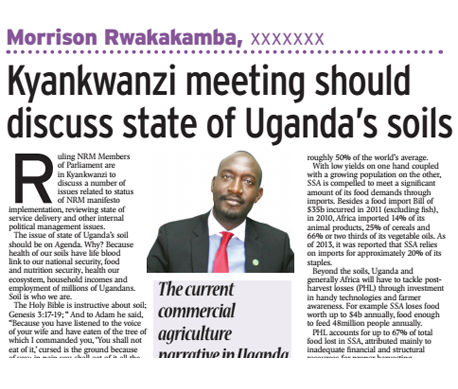 AgencyFT's tweet image. Kyankwanzi meeting should discuss state of Uganda’s soils
&amp;gt;&amp;gt;agencyft.org/category/in-th…