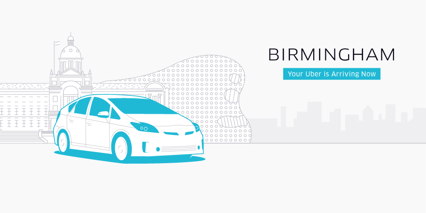 UberUKI_Support's tweet photo. Big news guys: This morning we launched our 4th UK city. Say hello to Uber Birmingham! http://t.co/EtUEuPXbz4 http://t.co/f21sCFHug0