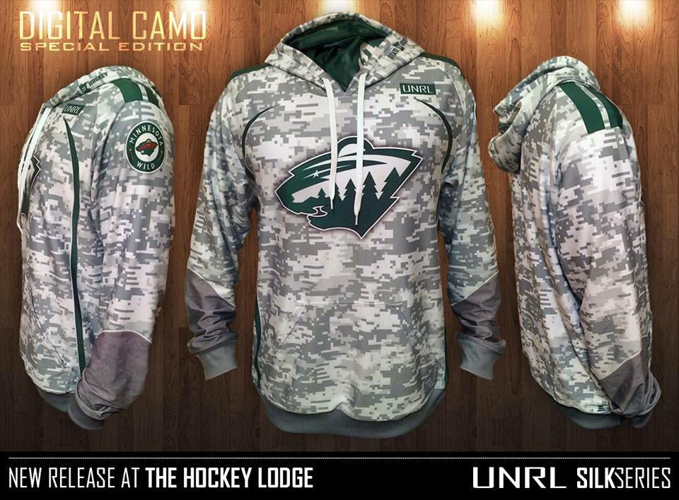 UNRL x Minnesota Wild SilkSeries Hoodie [Home Jersey] - Minnesota Wild  Hockey Club