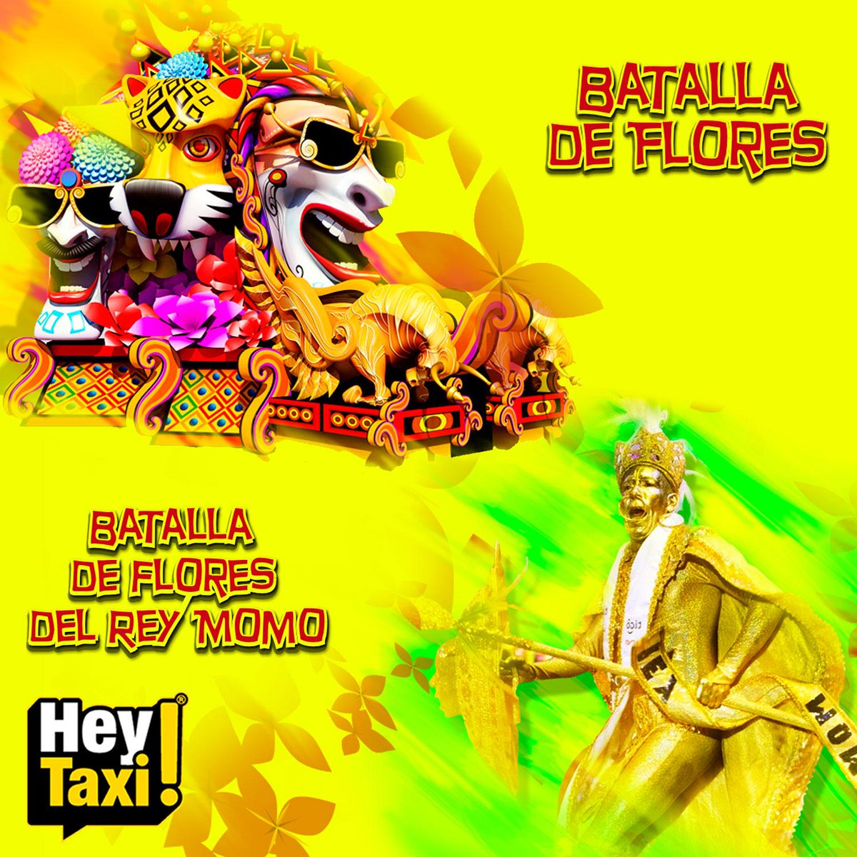 HeyTaxiCol's tweet image. Con HeyTaxi! viajas tranquilo a disfrutar la Batalla de Flores pide mejor tu taxi desde nuestra app #CarnavaleaSeguro