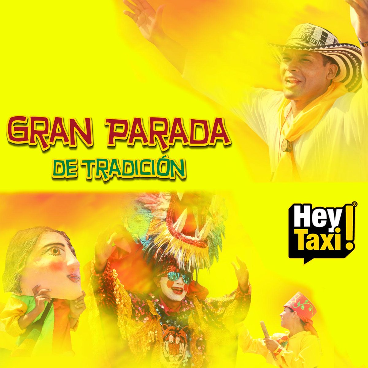 HeyTaxiCol's tweet image. Barranquilla sigue de rumba hoy domingo de Gran Parada al salir pide tu taxi con nuestra app #CarnavaleaSeguro