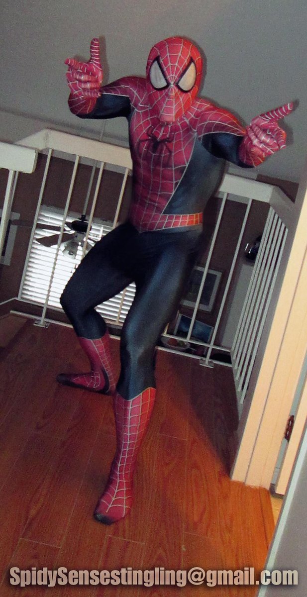 BinarySunMedia's tweet photo. I'm ready for my shot #SpideyIsHome http://t.co/AFg5P30yQE