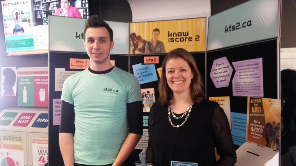 kts2teanna's tweet photo. @MohawkCollege Fennell @knowthescore2 &amp; @cityofhamilton ADGS r back! Come by &amp; learn something new! #kts2 #freestuff http://t.co/7OH0BDg2tV